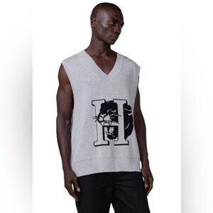 Honor The Gift Gray Mascot Vest‎ Size Small